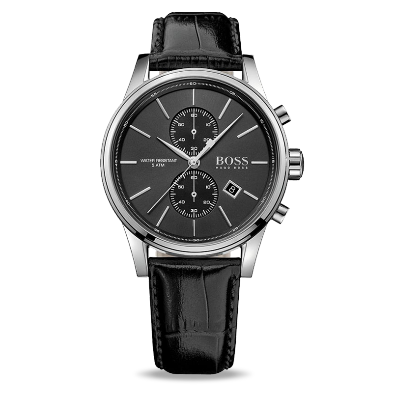 Montre Hugo Boss 1513279 Chronographe Cuir Noir