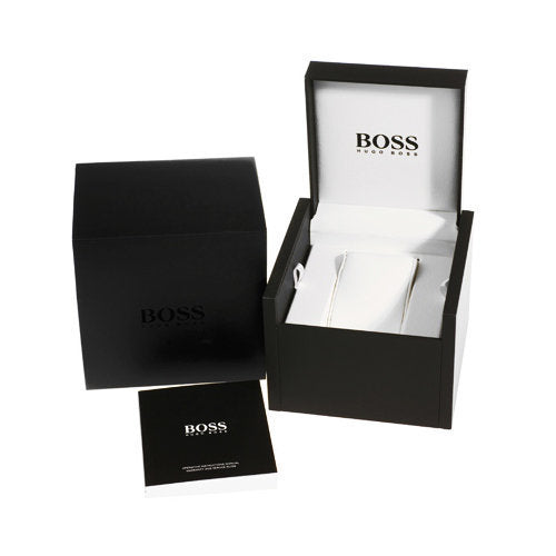 Montre Hugo Boss 1513279 Chronographe Cuir Noir