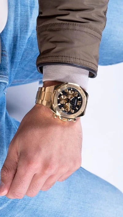 MONTRE À QUARTZ GUESS EMPIRE POUR HOMME - GW0489G2