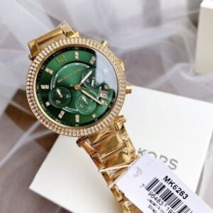 Montre Michael Kors Gold Tone Green Dial MK6263