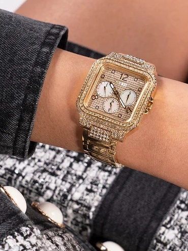 Montre Guess Femme Multifonction – Dorée Acier