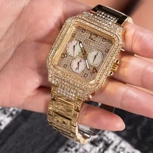 Montre Guess Femme Multifonction – Dorée Acier