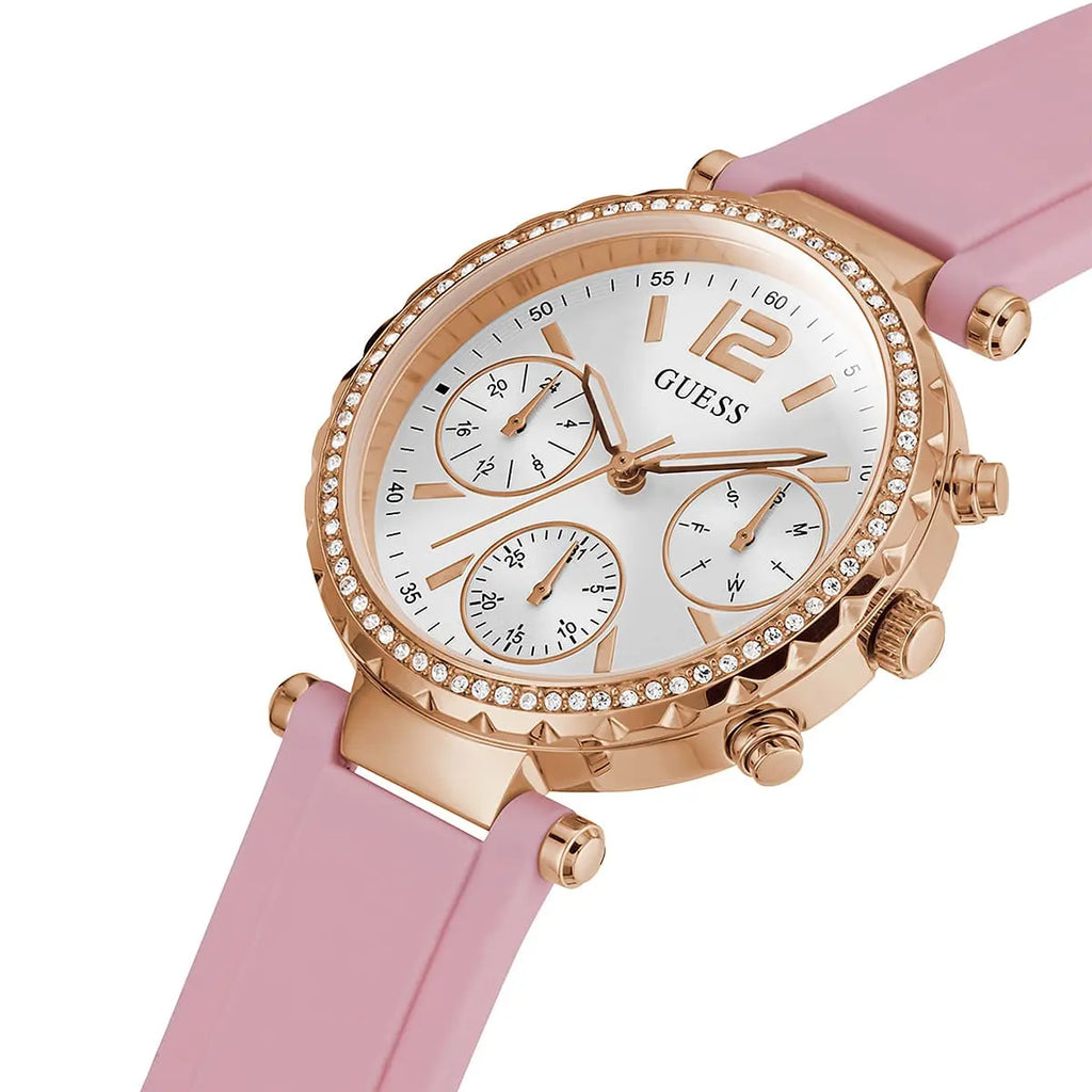 Montre Guess rose pour femme - GW0113L4