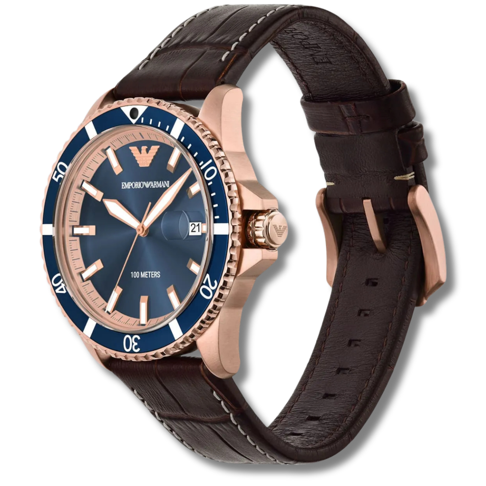 EMPORIO ARMANI DIVER CUIR